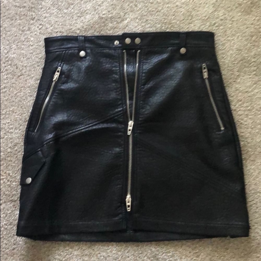 Leather Skirt